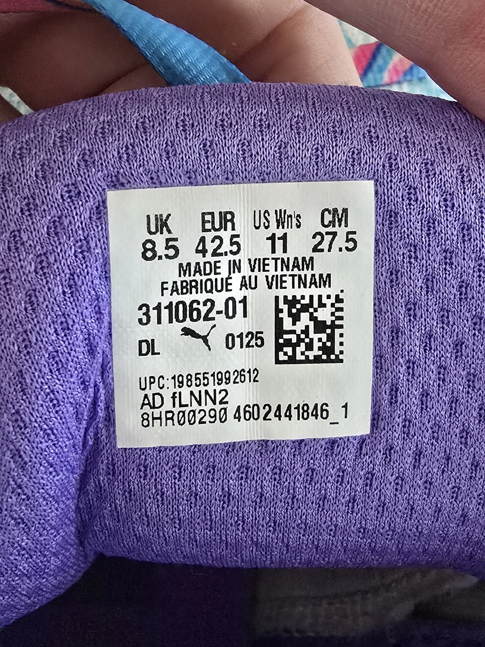 Puma Girl's Multicolor Blue-Purple Athletic Sneakers